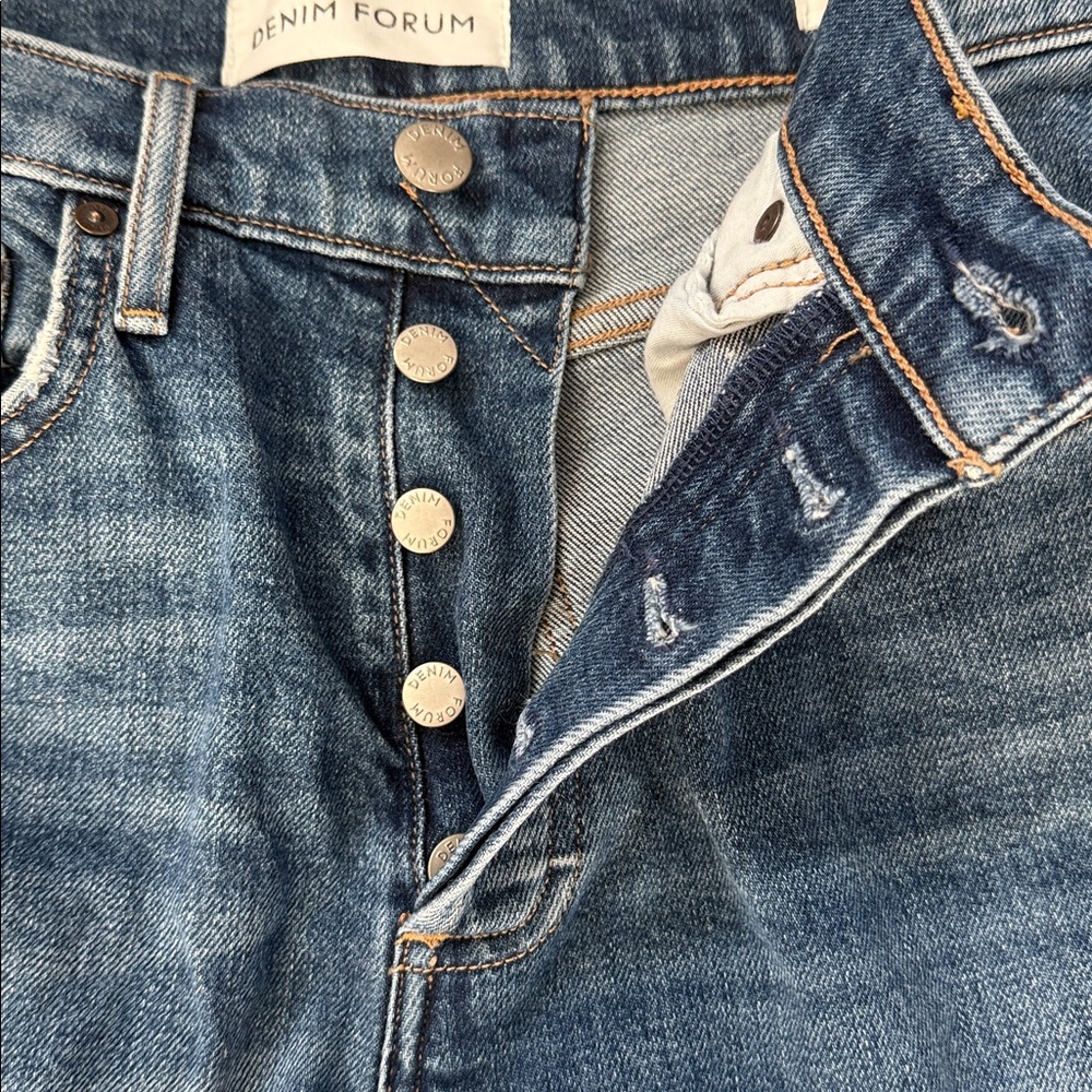 Denim Forum Arlo High Rise Straight Jean Size 28 - Picture 9 of 10